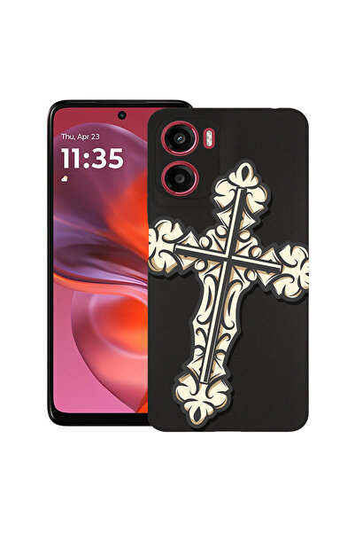 bestcase Carcasă subțire din silicon pentru Motorola Moto E15 / Moto G05, Cro...