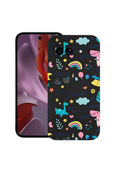 bestcase Carcasă subțire din silicon pentru Google Pixel 9a, Unicorn - Dreams...