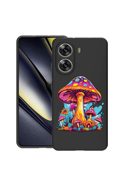 bestcase Λεπτή θήκη σιλικόνης για Poco X7 Pro 5G, Dream Colors Mushrooms, 199...