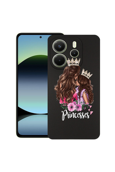 bestcase Carcasă subțire din silicon pentru Xiaomi Redmi Note 14 5G, Prințese...