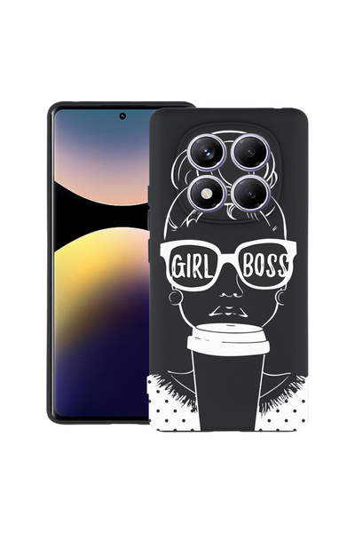 bestcase Carcasă subțire din silicon pentru Xiaomi Redmi Note 14 Pro 4G, Girl...