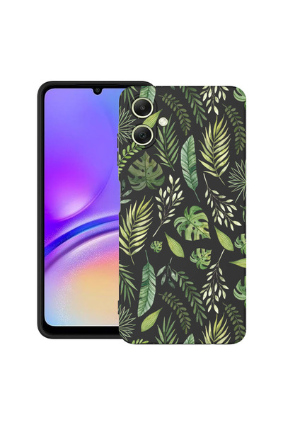 bestcase Тънък силиконов калъф за Samsung Galaxy A06 5G, Зелени листа, 199785...