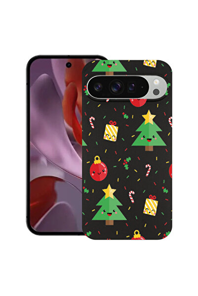 bestcase Carcasă subțire din silicon pentru Google Pixel 9 Pro XL, Brad de Cr...