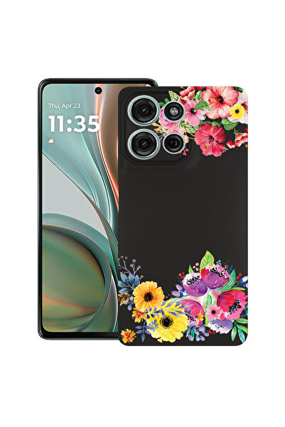 bestcase Carcasă subțire din silicon pentru Motorola Moto G15, flori, 1926337...