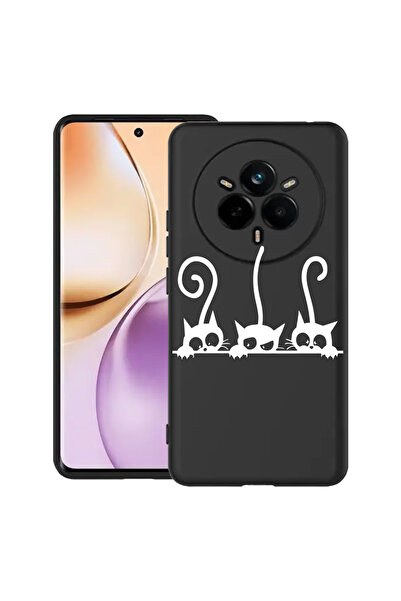 bestcase Carcasă subțire din silicon pentru Realme 14 Pro Plus 5G, Pisici, 1988290 B 1667