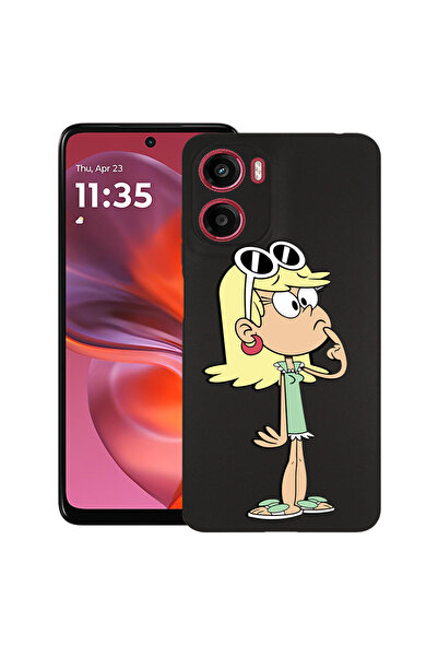 bestcase Carcasă subțire din silicon pentru Motorola Moto G05, The Loud House...