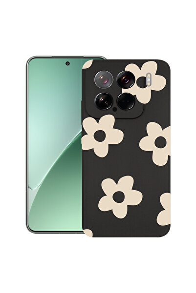 bestcase Carcasă subțire din silicon pentru Xiaomi 15, Retro Daisy, 1926341 B...