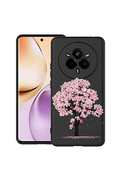 bestcase Carcasă subțire din silicon pentru Realme 14 Pro Plus 5G, flori de c...