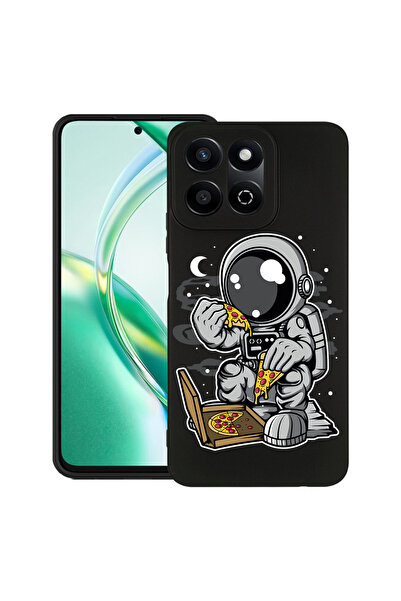 bestcase Carcasă subțire din silicon pentru Honor 200 Smart, Astronaut Pizza,...