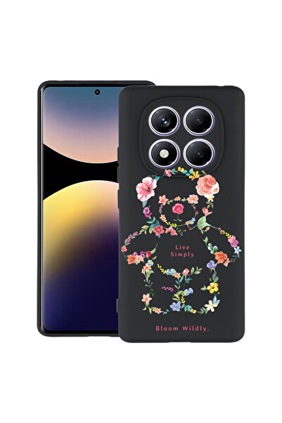 bestcase Carcasă subțire din silicon pentru Xiaomi Redmi Note 14 Pro 4G, Teddy Bear Live Simply, 1997856 B 1555