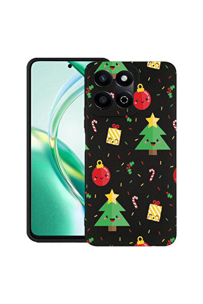 bestcase Carcasă subțire din silicon pentru Honor 200 Smart, Brad de Crăciun,...