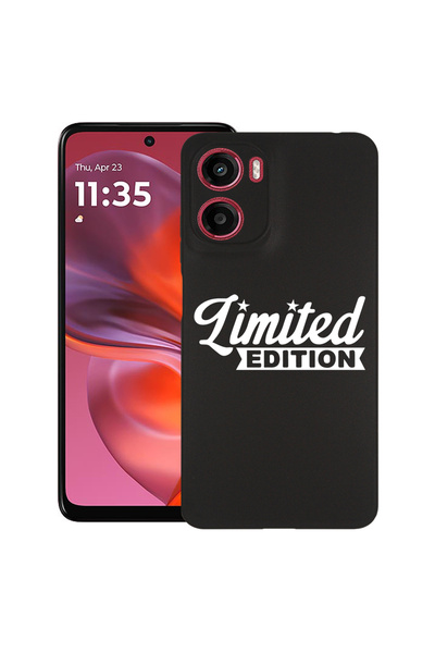 bestcase Carcasă subțire din silicon pentru Motorola Moto G05, ediție limitat...