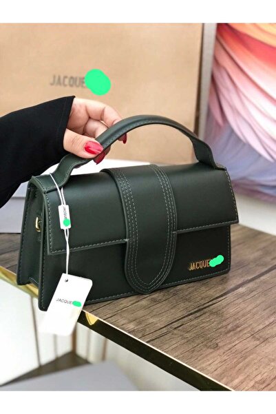 JACQU Shoulder bag, an exact copy of the famous brand. It comes with a box, a bag, and a warranty card with the same brand name.
