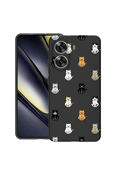 bestcase Carcasă subțire din silicon pentru Poco X7 Pro 5G, model pisică, 199...