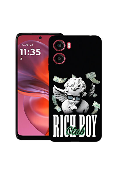 bestcase Λεπτή θήκη σιλικόνης για Motorola Moto E15 / Moto G05, Rich Boy Club...