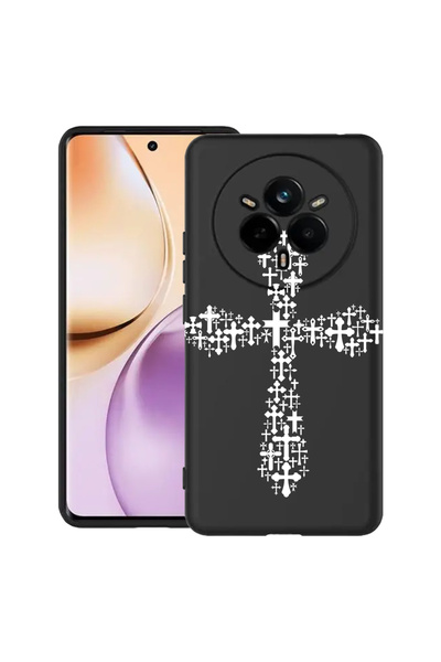 bestcase Slim Silicon Case For Realme 14 Pro Plus 5G, Cross in cross, 1988290 B 1785