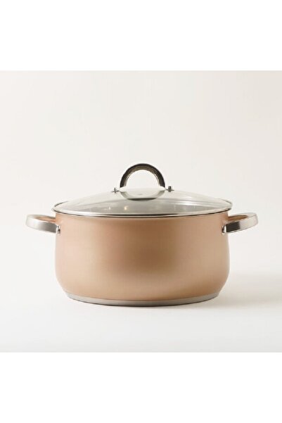 Alberto 7pcs stainless steel cookware set, gold