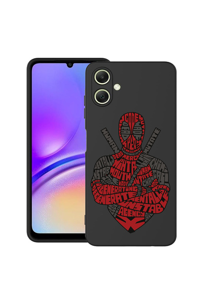 bestcase Carcasă subțire din silicon pentru Samsung Galaxy A06 5G, Calligraphy Dead Red, 1997858 B 1520