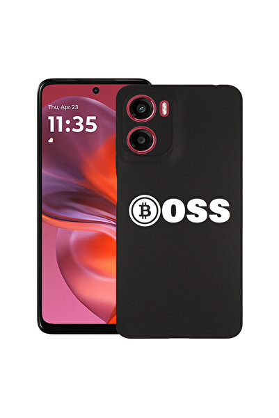 bestcase Тънък силиконов калъф за Motorola Moto G05, Bitcoin Boss, 1926336 B ...