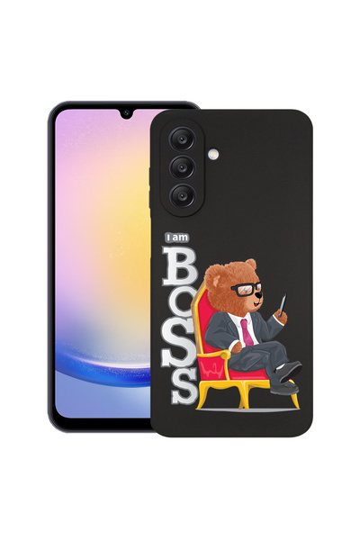 bestcase Carcasă subțire din silicon pentru Samsung Galaxy A26, Ursuleț de pl...