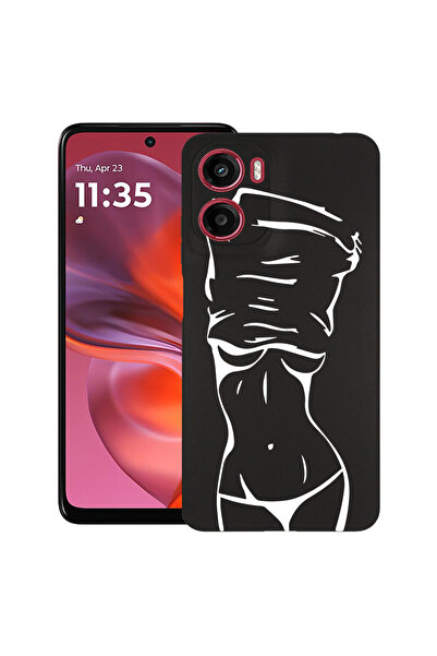 bestcase Carcasă subțire din silicon pentru Motorola Moto E15 / Moto G05, mod...