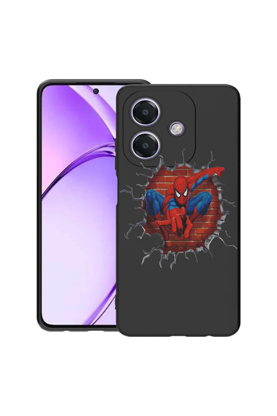 bestcase Carcasă subțire din silicon pentru OPPO A60 5G / A40 / A40M, SpiderM...