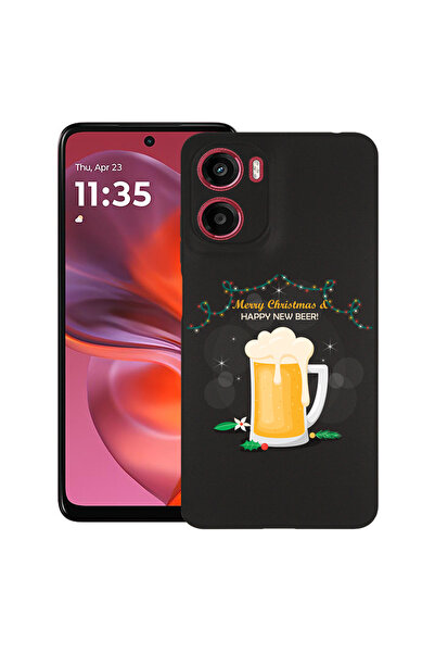 bestcase Carcasă subțire din silicon pentru Motorola Moto G05, La mulți ani!,...