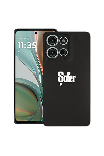 bestcase Carcasă subțire din silicon pentru Motorola Moto G75, Sofer - Stilul...