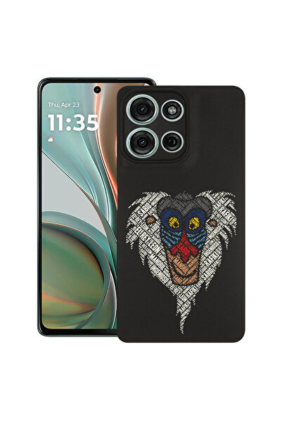 bestcase Carcasă subțire din silicon pentru Motorola Moto G75, Calligraphy Rafiki, 1926338 B 1542