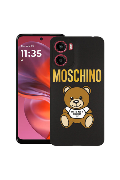 bestcase Тънък силиконов калъф за Motorola Moto E15 / Moto G05, не е мече Mos...