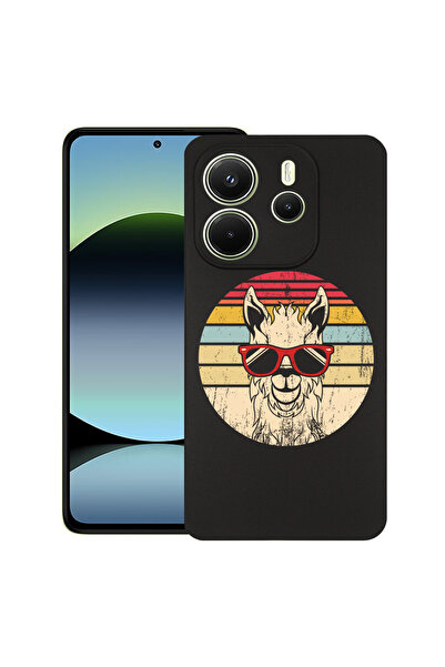 bestcase Λεπτή θήκη σιλικόνης για Xiaomi Redmi Note 14 5G, Oldschool LLama, 1...