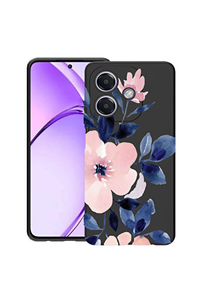bestcase Carcasă subțire din silicon pentru OPPO A60 5G / A40 / A40M, Colecția Pastel Colors Flowers, 1994500 B 506