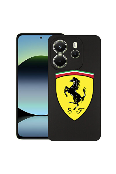 bestcase Carcasă subțire din silicon pentru Xiaomi Redmi Note 14 5G, Ferrari,...