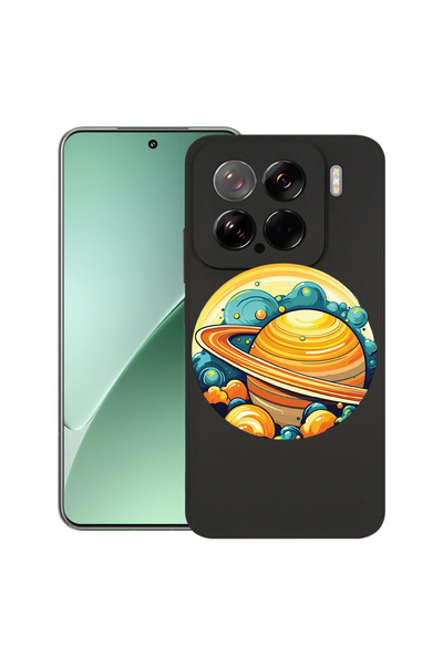 bestcase Carcasă subțire din silicon pentru Xiaomi 15, Planet - Saturn, 19263...