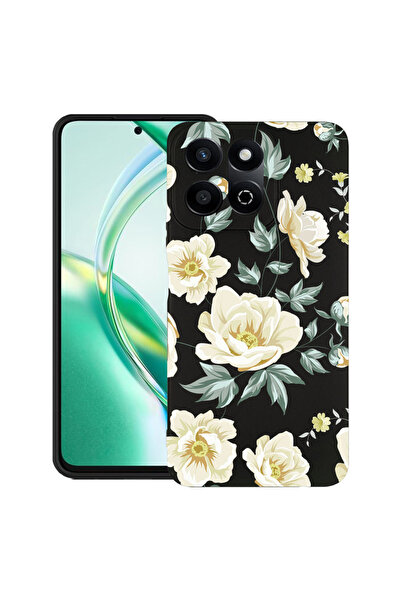 bestcase Carcasă subțire din silicon pentru Honor 200 Smart, Flori, 1923378 B...