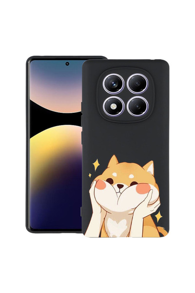 bestcase Carcasă subțire din silicon pentru Xiaomi Redmi Note 14 Pro 4G, Emoj...