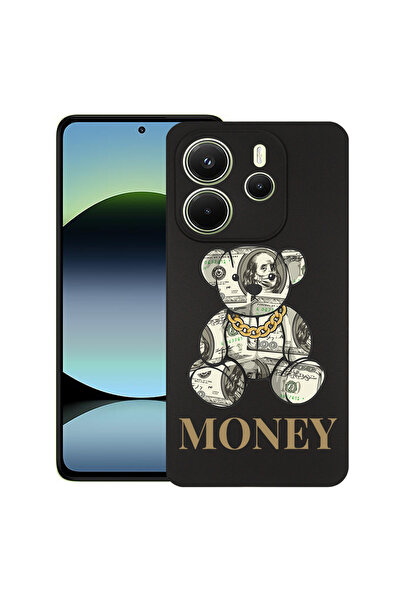 bestcase Carcasă subțire din silicon pentru Xiaomi Redmi Note 14 5G, Ursuleț ...