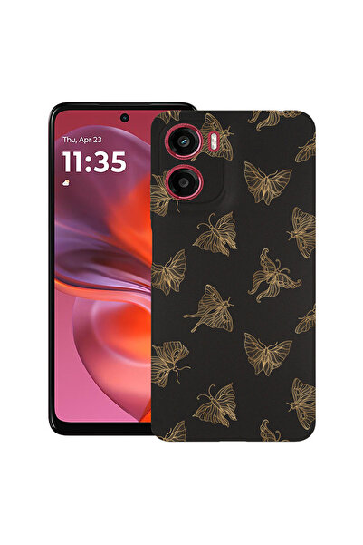 bestcase Carcasă subțire din silicon pentru Motorola Moto E15 / Moto G05, flu...