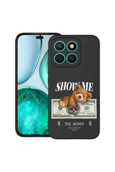 bestcase Carcasă subțire din silicon pentru Honor X8C, Ursuleț de pluș Arată-...