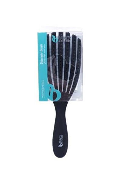 BEAUTY SYSTEM فرشاة فك تشابك الشعر - أسود