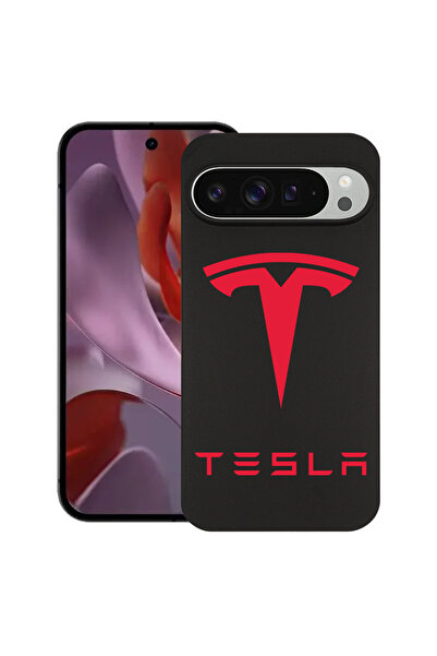 bestcase Carcasă subțire din silicon pentru Google Pixel 9 Pro XL, roșu Tesla...