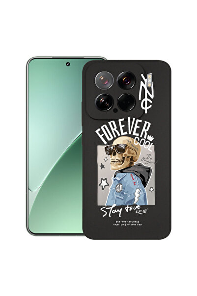 bestcase Carcasă subțire din silicon pentru Xiaomi 15, Forever Cool Skeleton,...