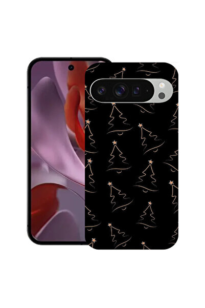 bestcase Carcasă subțire din silicon pentru Google Pixel 9 Pro XL, Brad de Cr...