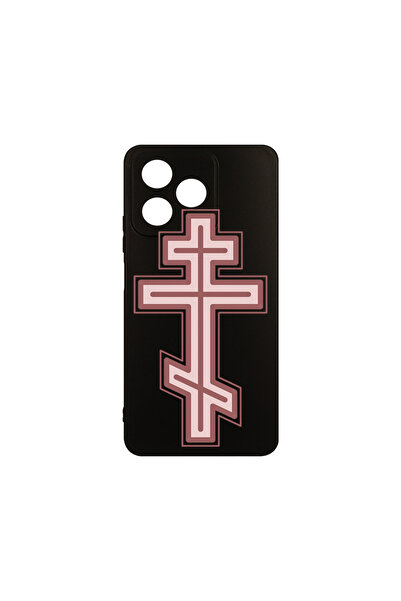 bestcase Carcasă subțire din silicon pentru Xiaomi Redmi 13, Classic Cross Re...