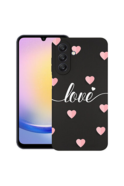 bestcase Carcasă subțire din silicon pentru Samsung Galaxy A36, Inimi zburăto...