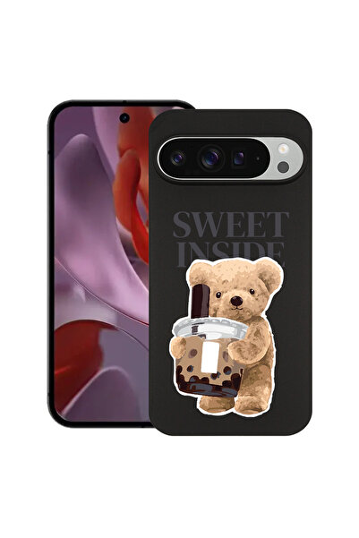 bestcase Carcasă subțire din silicon pentru Google Pixel 9 Pro XL, ursuleț de...