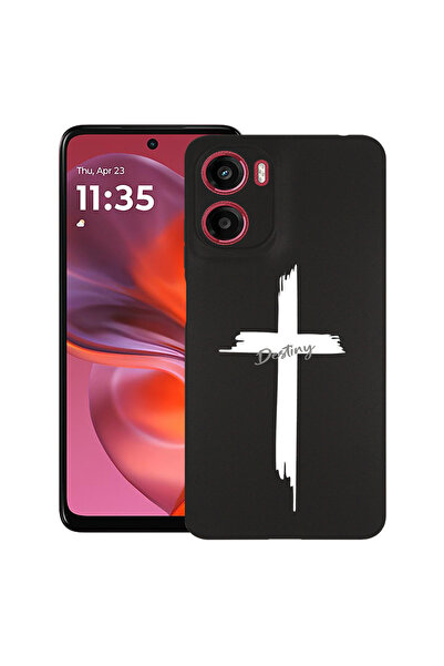 bestcase Carcasă subțire din silicon pentru Motorola Moto E15 / Moto G05, Des...
