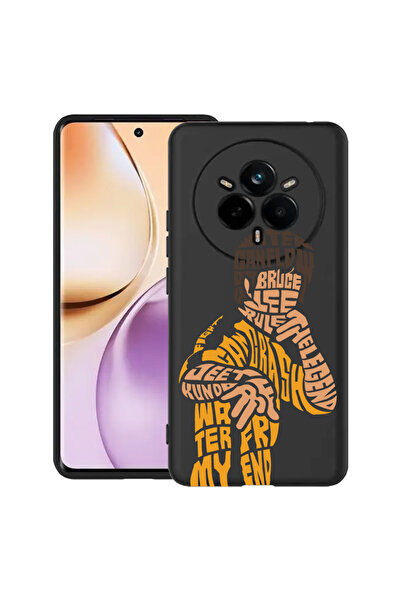 bestcase Carcasă subțire din silicon pentru Realme 14 Pro Plus 5G, Caligrafie...