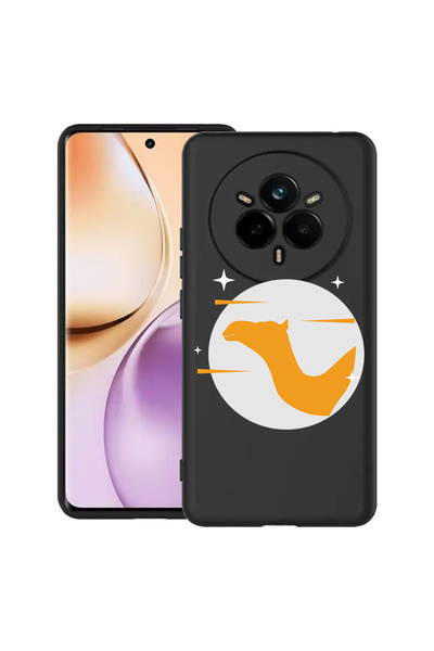 bestcase Carcasă subțire din silicon pentru Realme 14 Pro 5G, culoarea cămelo...