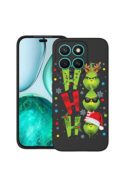 bestcase Carcasă subțire din silicon pentru Honor X8C, Grinch - Ho Ho Ho, 199...